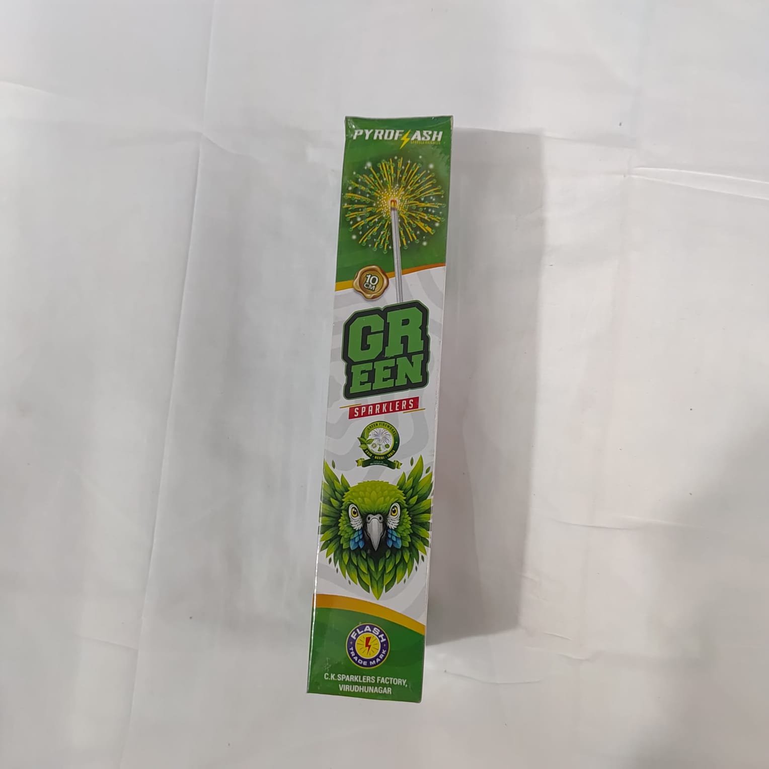 10 Cm Green Sparklers